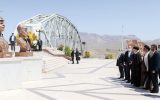 حضور رئیسی در نقطه صفر مرزی/ ادای احترام رئیس جمهور به مرزبانان شهید آذربایجان
