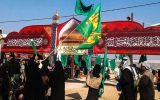 موکب جنت‌الحسین(ع) پیشاپیش موکب‌های ایرانی