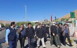 استاندار آذربایجان‌شرقی و شهردار تبریز پای صحبت زائران حسینی در مرز تمرچین