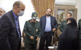 دیدار و ابراز همدردی استاندار با خانواده بسیجی شهید مدافع امنیت تبریز