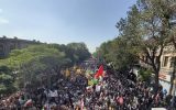 کفن‌پوشان تبریز: بیزاؤلماغا حاضیروخ، خامنه‌ای سربازیوخ/ فدائیان رهبری در تبریز حماسه بیعت آفریدند