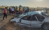 واژگونی مرگبار پژو ۴۰۵ در آزاد راه تبریز – تهران