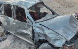 واژگونی مرگبار پراید در اتوبان سهند- تبریز