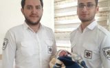 دختر عجول در آمبولانس به دنیا آمد