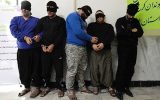 دستگیری ۵ اراذل و اوباش در عملیات ضربتی پلیس میانه