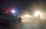 امدادرسانی به ۲۷ نفر گرفتار در برف و کولاک آذربایجان‌شرقی
