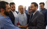 فیلم| عیادت استاندار آذربایجان شرقی از جانبازان  بیمارستان فجر