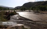 آثار به جا مانده از سیل روستای افیل در شهرستان اهر