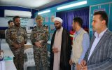 بازدید فرمانده منطقه پدافندهوایی شمال‌غرب از بیمارستان سیار نیروی پدافند هوایی در پیرانشهر