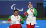 مدال نقره تیم میکس کامپوند ایران در پارالمپیک