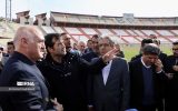 بازدید وزیر ورزش و جوانان از ورزشگاه یادگار امام تبریز
