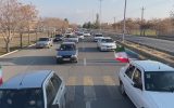 برگزاری کاروان خودرویی به مناسبت شهادت رهبر انقلاب اسلامی در آذربایجان شرقی