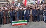 تشییع پیکر شهید مدافع وطن در مراغه