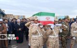 تشییع پیکر شهید گمنام جنگ رمضان در مراغه