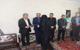 دیدار مدیر کل امور روستایی استانداری آذربایجان شرقی با خانواده شهید دهقانی
