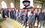 تشییع پیکر مادر شهید «سید محمود موسوی» در هریس آذربایجان شرقی